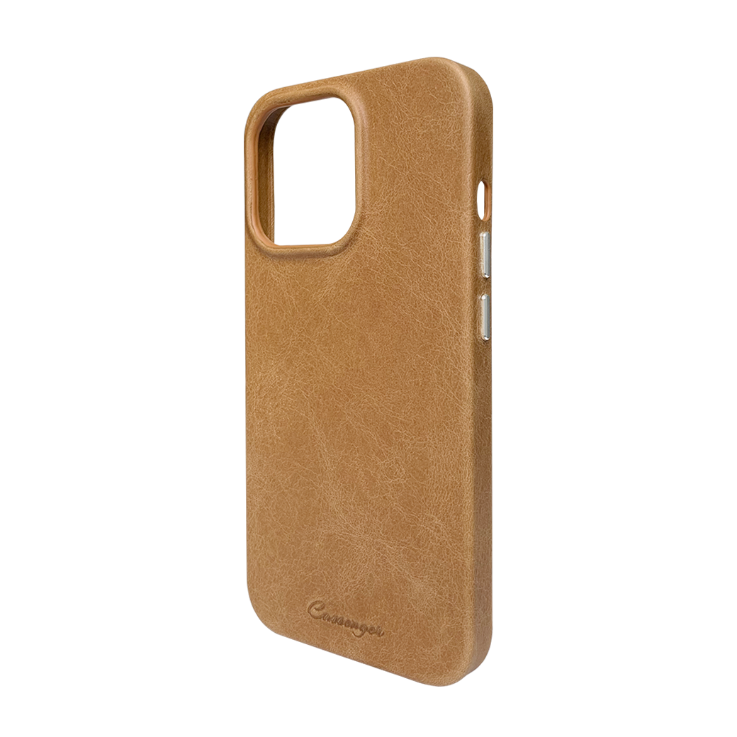 Cassenger [Business Series] iPhone 13 Pro Leather Case - Brown