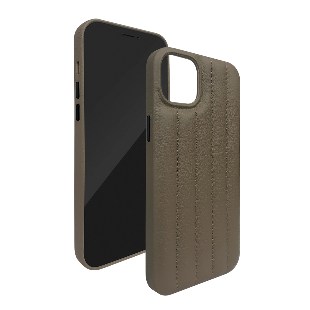 Cassenger [Fashion Series] iPhone 14 Leather Case with Stitching Sponge