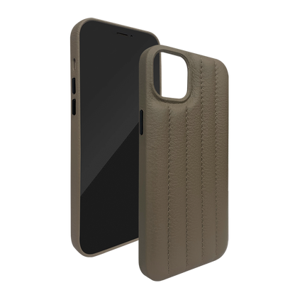 Cassenger [Fashion Series] iPhone 14 Leather Case with Stitching Sponge