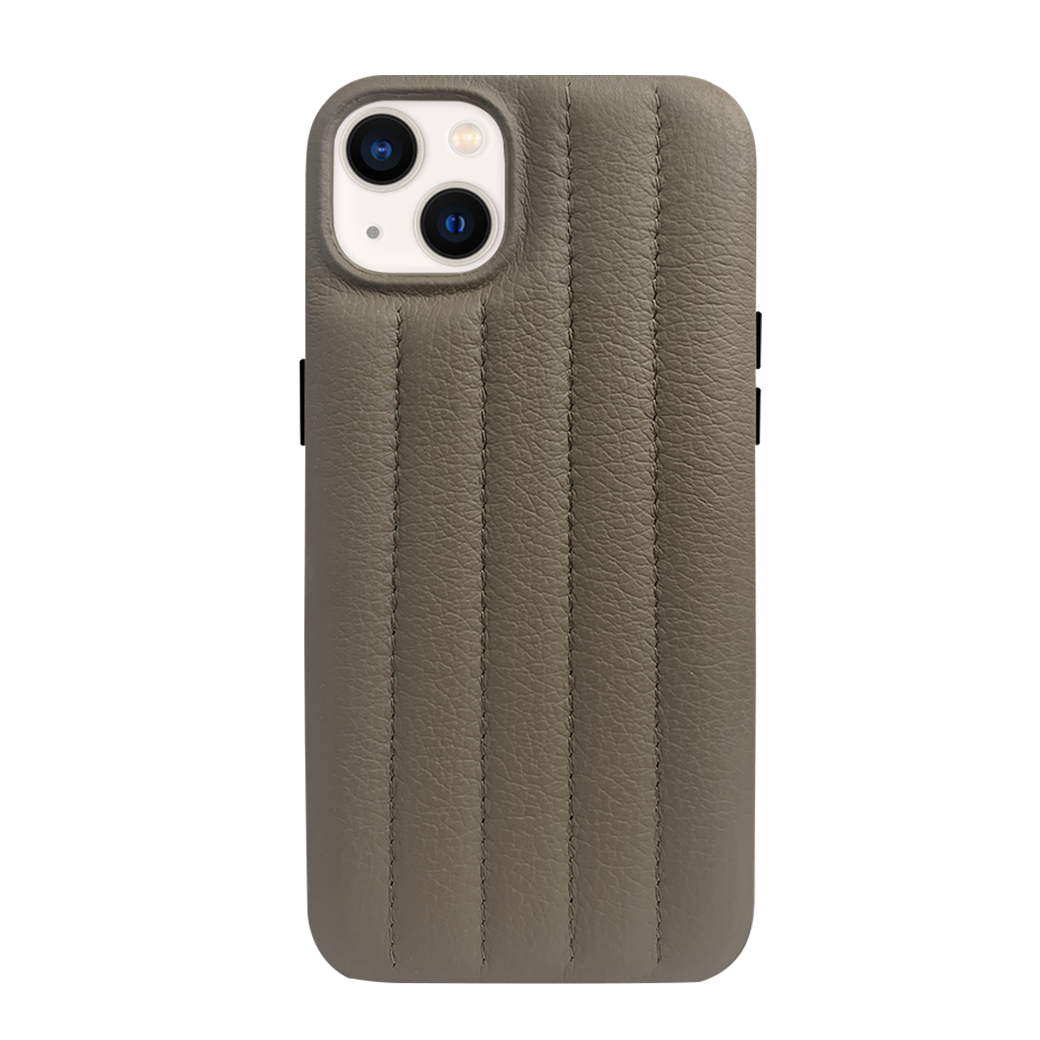 Cassenger [Fashion Series] iPhone 14 Leather Case with Stitching Sponge