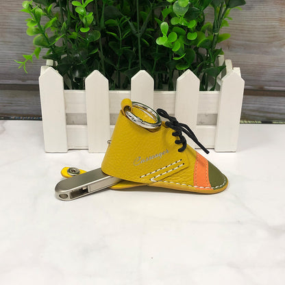 Cassenger Genuine Italian Leather Multifunctional craft shoe - Yellow