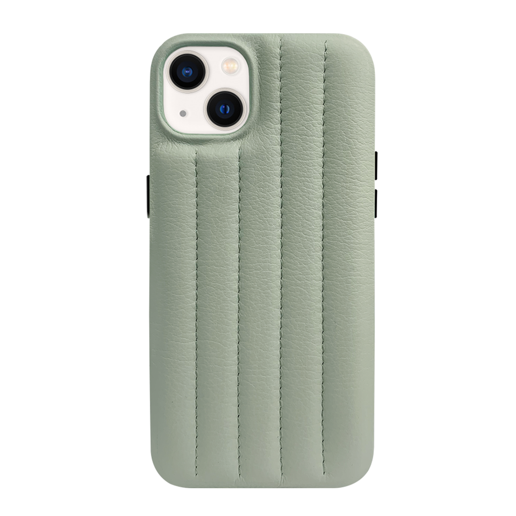 Cassenger [Fashion Series] iPhone 14 Leather Case with Stitching Sponge
