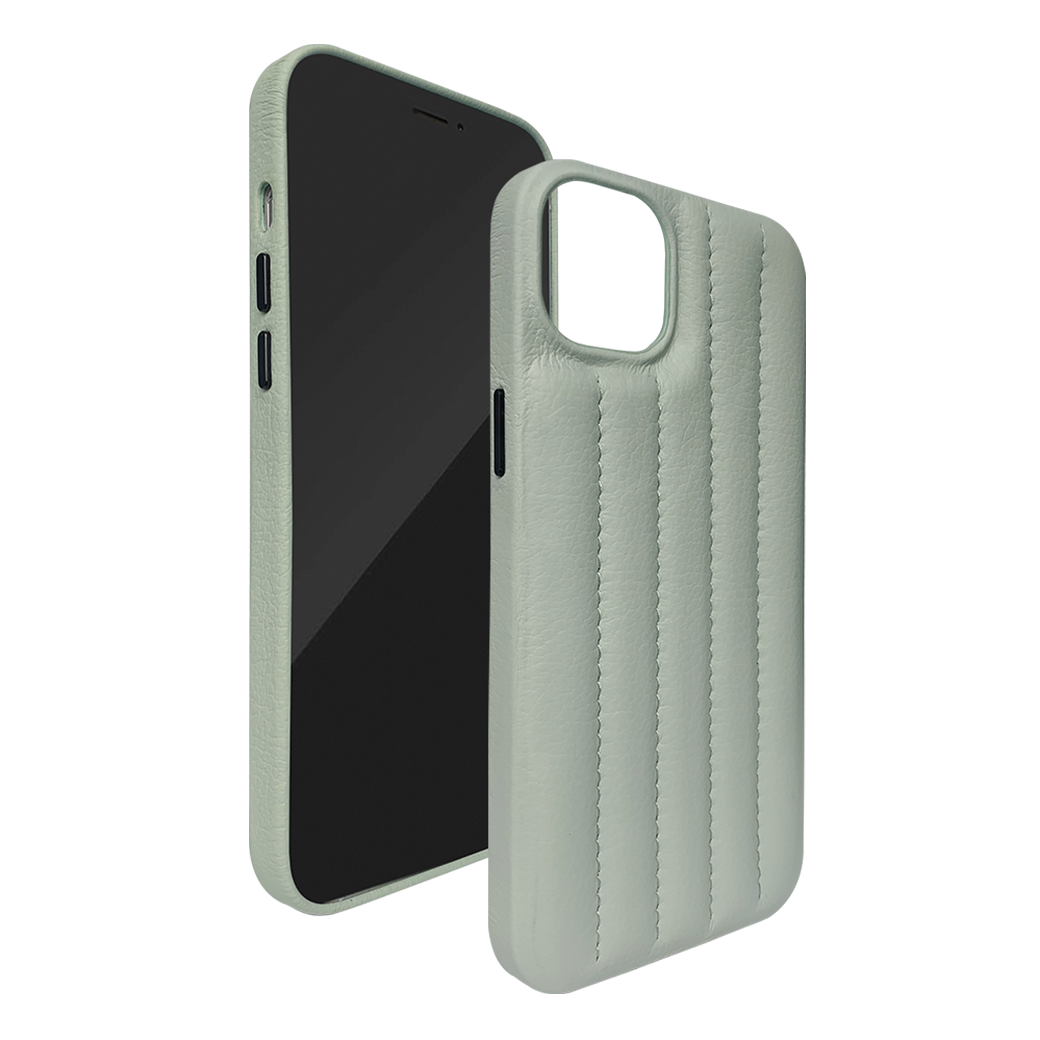 Cassenger [Fashion Series] iPhone 14 Leather Case with Stitching Sponge