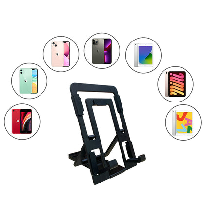 Aluminum Alloy Portable Foldable Bracket - Black